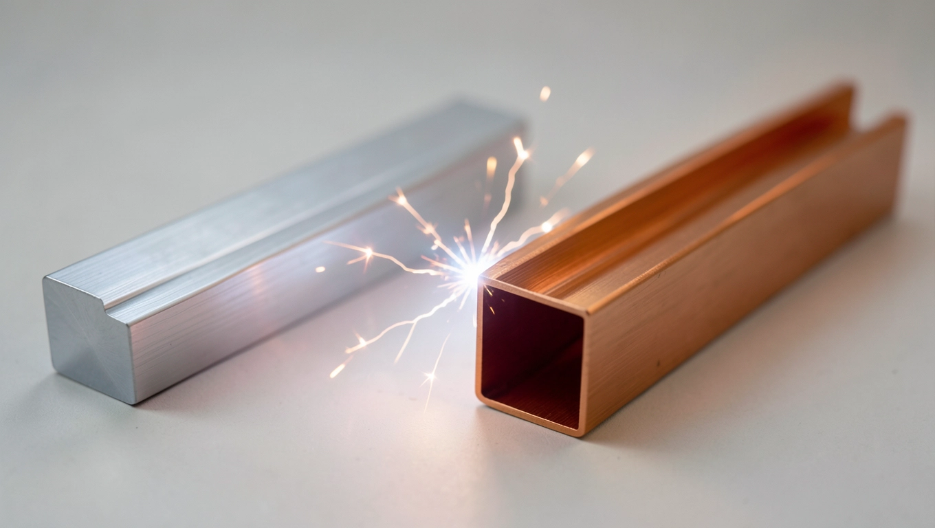 przewodność aluminium i miedzi
