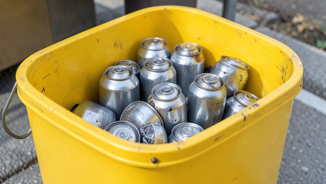 Gdzie wyrzucać puszki po aerozolach?