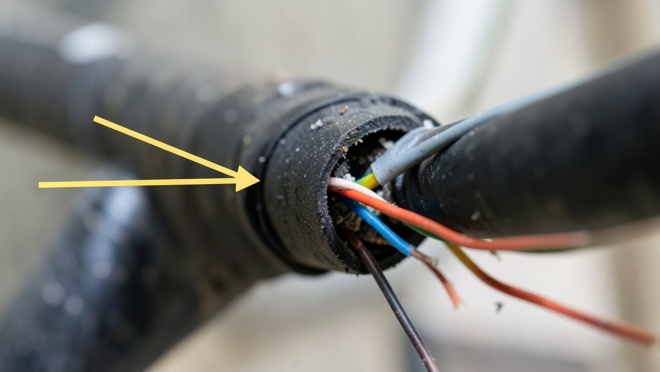 Norma NEC: minimum 6 cali wolnego przewodu