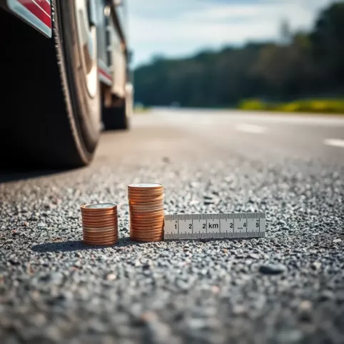 Cena za km transportu ciężarowego