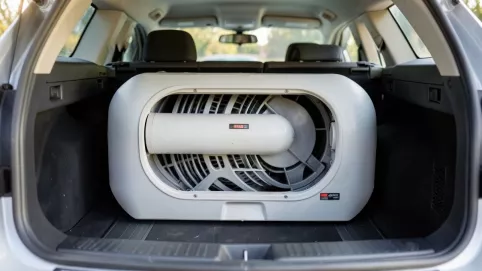 czy suszarkę można przewozić na leżąco