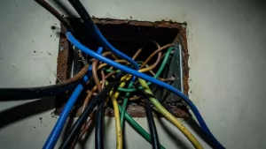 kolor przewodu niebieski