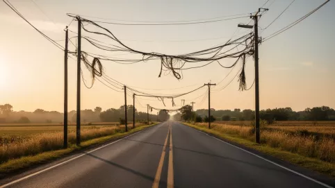 Na jakiej wysokości przewody nad drogą