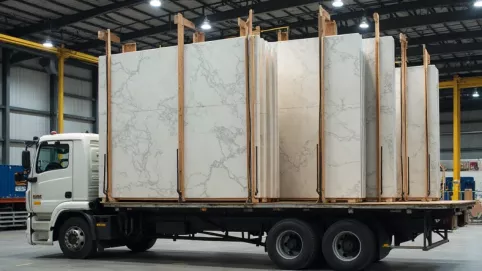 Transport płytek wielkoformatowych